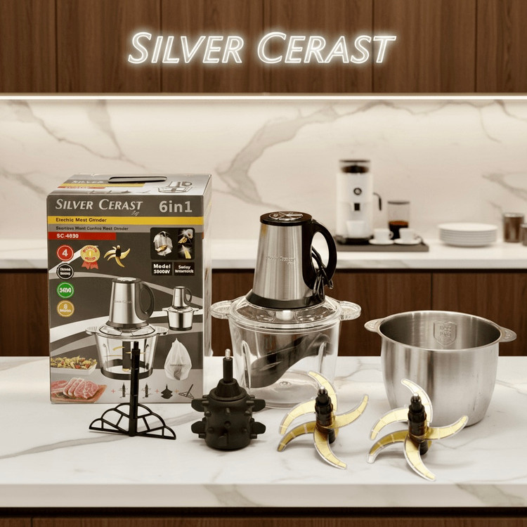 Silver cerast 6in 1